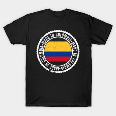 Made in colombia - hecho en colombia - grunge design T-Shirt by verde