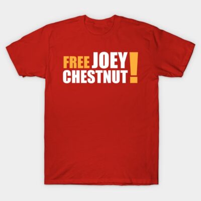 Free Joey Chestnut T-Shirt by Nagorniak