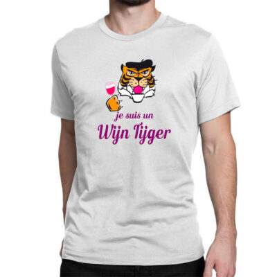 Je Suis Un Wijn Tijger Classic T-shirt by nuzum | Artistshot