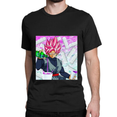 Goku Black Pours A Cup Of Lean Classic21 Perfect Giftsaiyan Gift For F Classic T-shirt by AbigailBowen | Artistshot