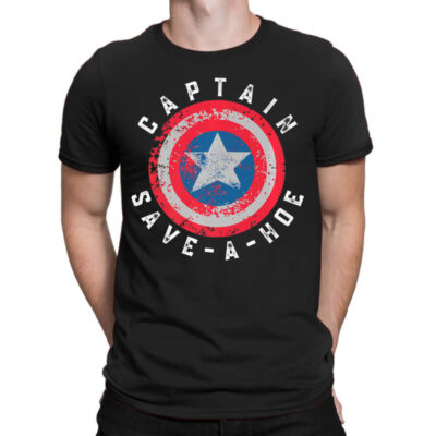 Captain Save-a-hoe Vintage Retro T-Shirt by longho | Artistshot
