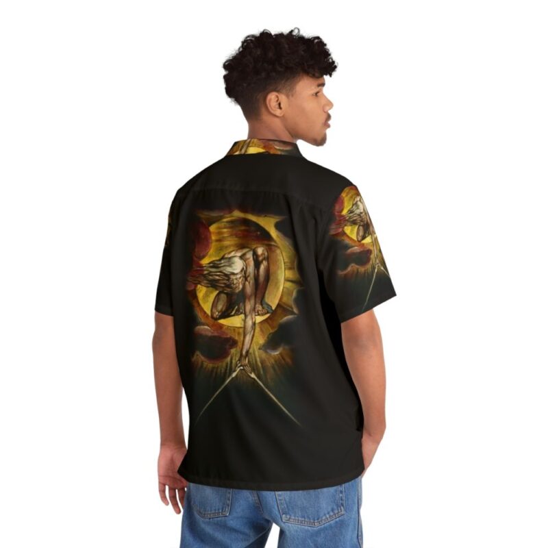 William Blake's "The Ancient of Days" Mystical Hawaiian Shirt - People Back