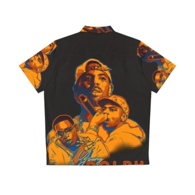 Young Dolph Memorial Hawaiian Shirt - Back