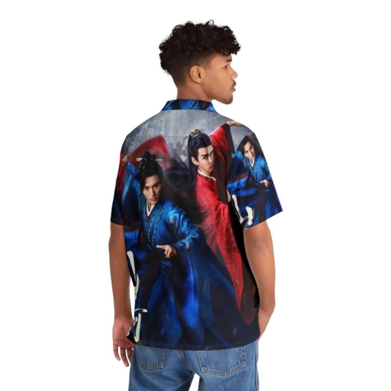 Word of Honor Hawaiian Shirt featuring characters from the Chinese drama - People Back