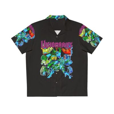 Visionaries 80s Hawaiian Shirt - Retro Psychedelic Vintage Inspired