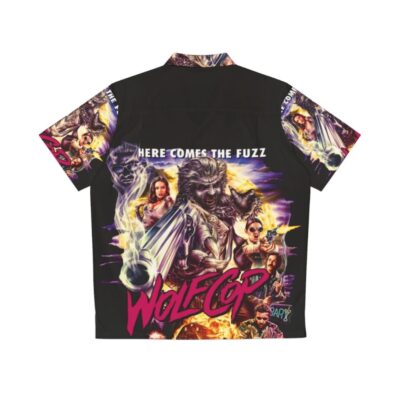 Wolfcop Hawaiian Shirt - Cult Classic Comedy Horror Movie Merchandise - Back