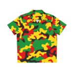 Vibrant Reggae Camo Hawaiian Shirt for Summer Fun