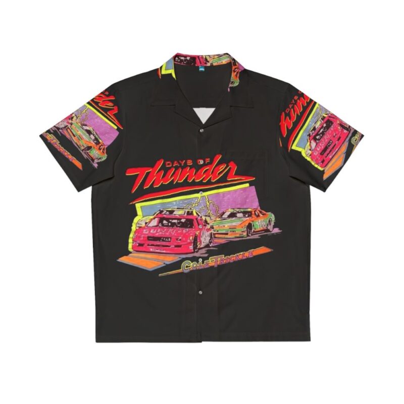 Vintage Days of Thunder NASCAR Hawaiian Shirt with Tom Cruise and Dale Earnhardt