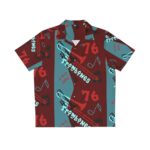 Vintage-Style “76 Trombones” Hawaiian Shirt for Band Directors