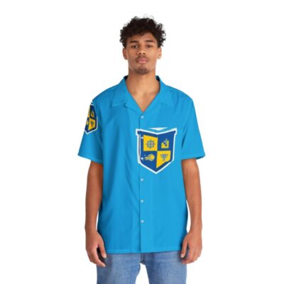 Vghs Emblem Hawaiian Shirt featuring video game and anime design - People Front