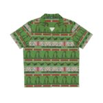 Velocicoaster Ugly Christmas Sweater Hawaiian Shirt – Dinosaur & Tropical Print