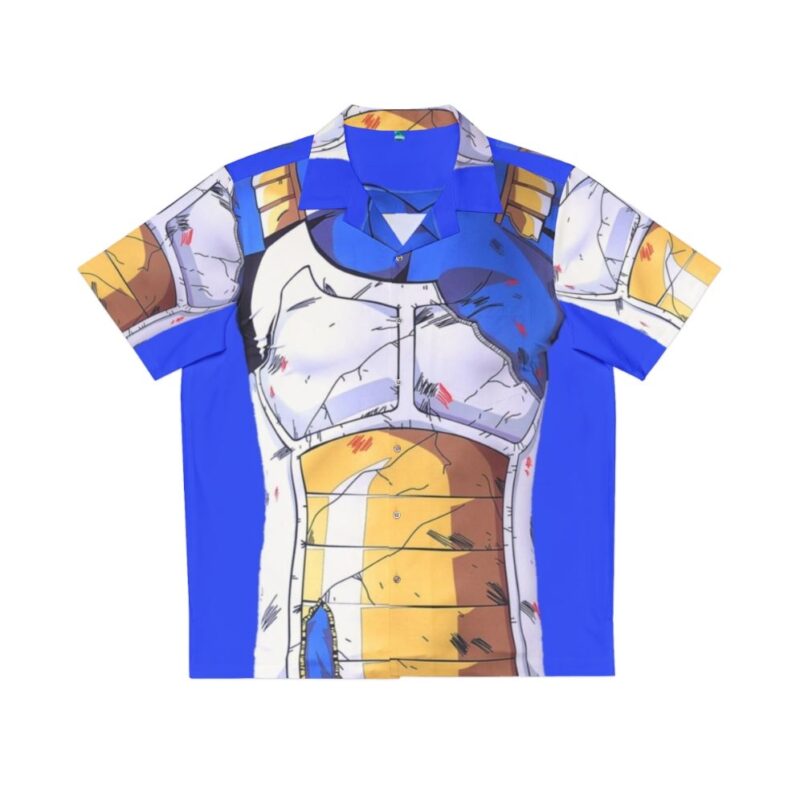 Vegeta's Armor Hawaiian Shirt - Anime Inspired Tropical Shirt