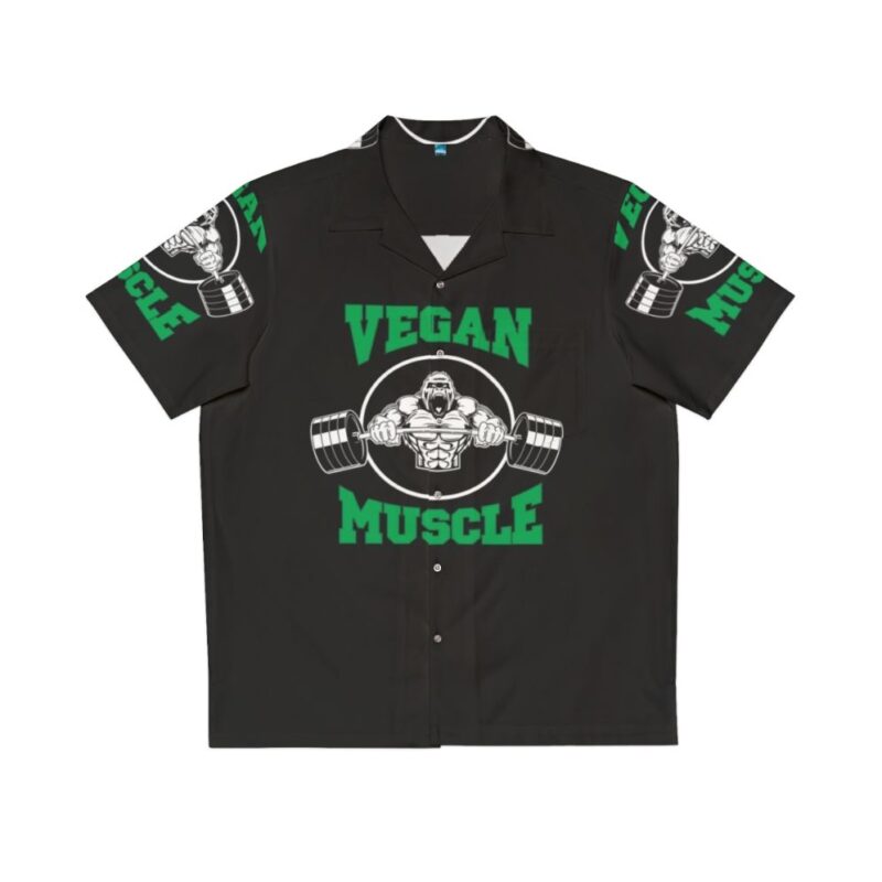 Vegan Hawaiian Shirt for Plant-Based Gym Lifestyle