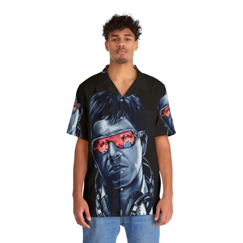 Tony Montana Scarface-inspired Miami Hawaiian Shirt - People Front