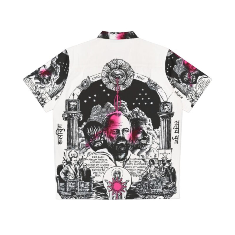 VALIS Hawaiian Shirt with Philip K. Dick inspired science fiction design - Back