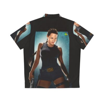 Tomb Raider Hawaiian Shirt featuring Lara Croft - Back