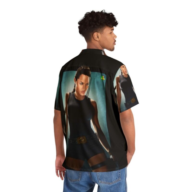 Tomb Raider Hawaiian Shirt featuring Lara Croft - People Back