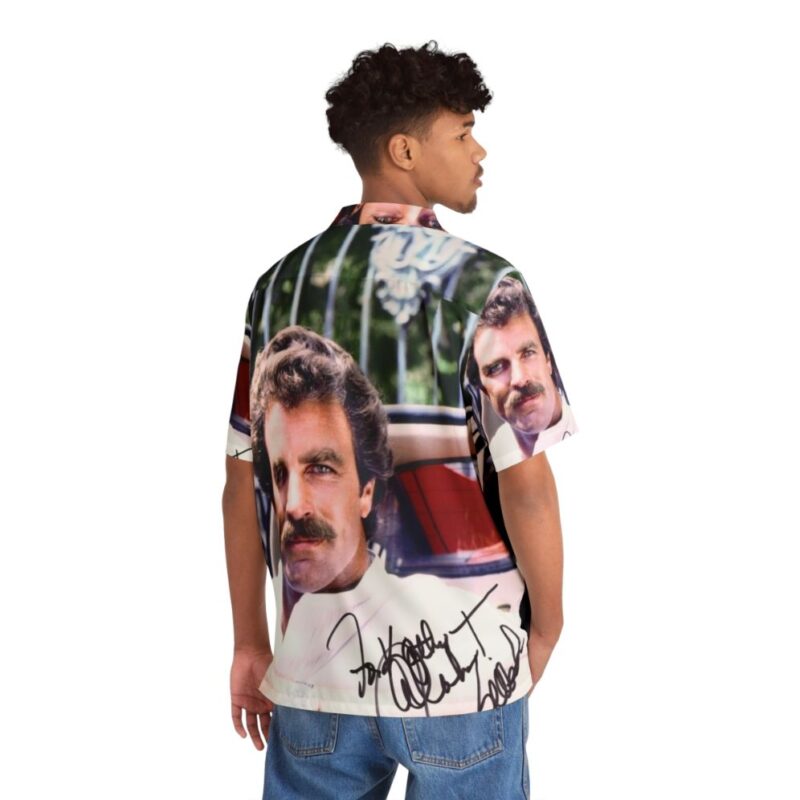 Tom Selleck Signed Vintage Hawaiian Shirt - People Back