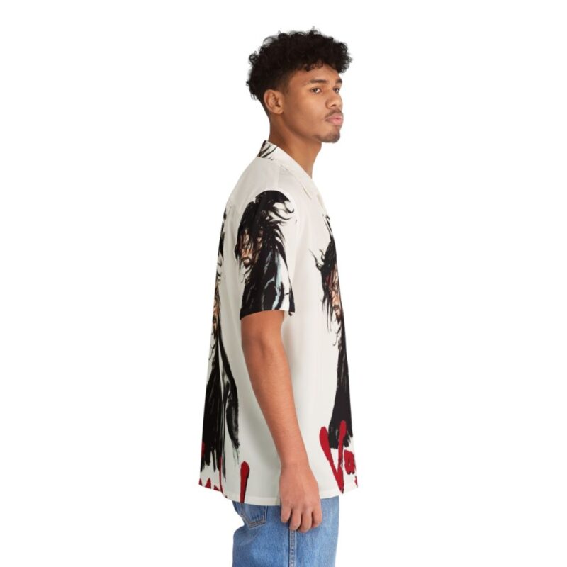 Vagabond Hawaiian Shirt featuring Japanese art, samurai, and swordsmen - People Pight