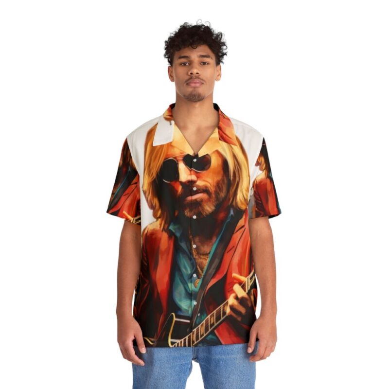 Tom Petty Inspired Hawaiian Shirt - People Front