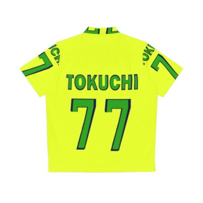 Tokuchi Toua One Outs Baseball Inspired Hawaiian Shirt - Back