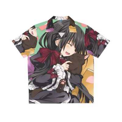 Tokisaki Kurumi Date A Live Hawaiian Shirt featuring anime fashion and kawaii style