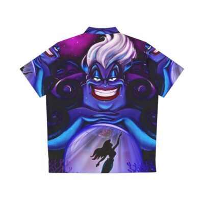 Ursula The Sea Witch Hawaiian Shirt with Disney's The Little Mermaid Villain - Back