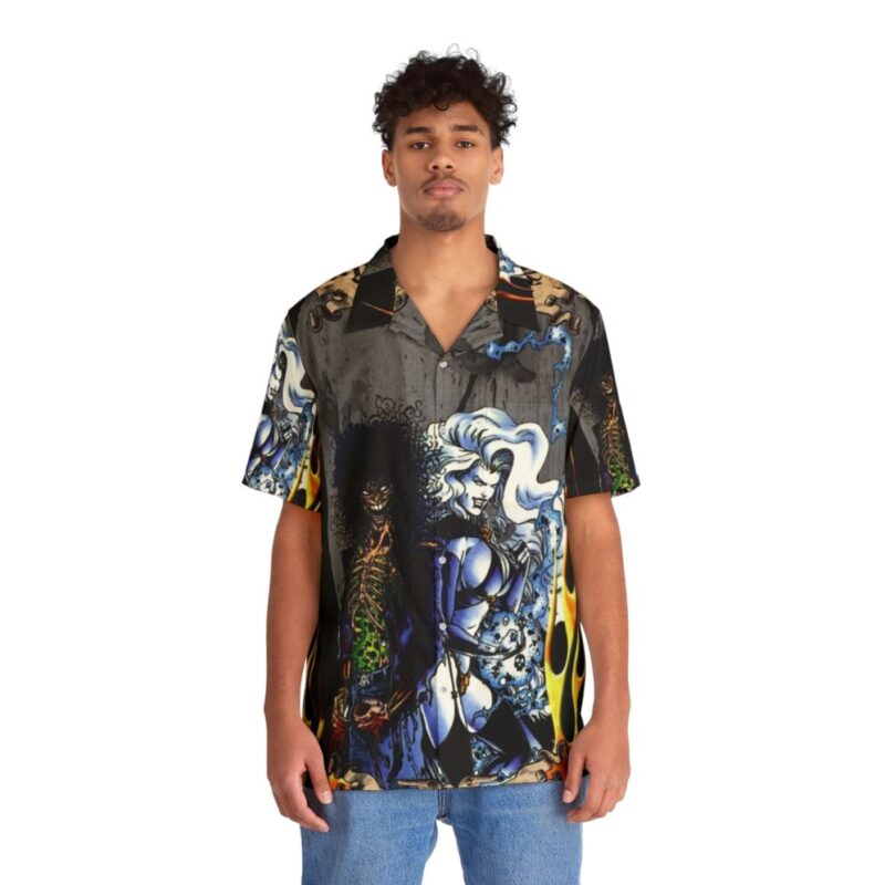 Unhappily Ever After Lady Death Evil Ernie Hawaiian Shirt - People Front