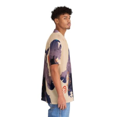 Umbrabilis Orchis Hawaiian Shirt with Tropical Floral Print - People Pight