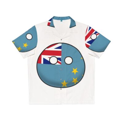 Tuvalu Countryball Hawaiian Shirt