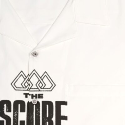 The Score Band Hawaiian Shirt - Detail