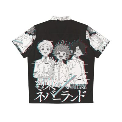 The Promised Neverland Glitch Hawaiian Shirt - Back