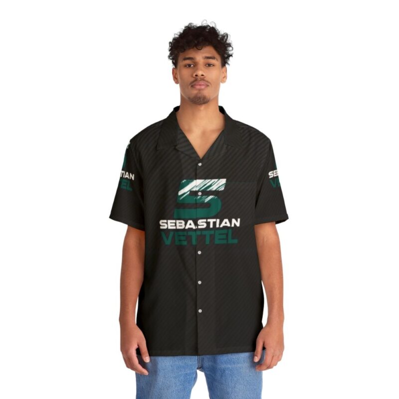 Sebastian Vettel 5 2021 F1 Formula 1 Racing Hawaiian Shirt - People Front