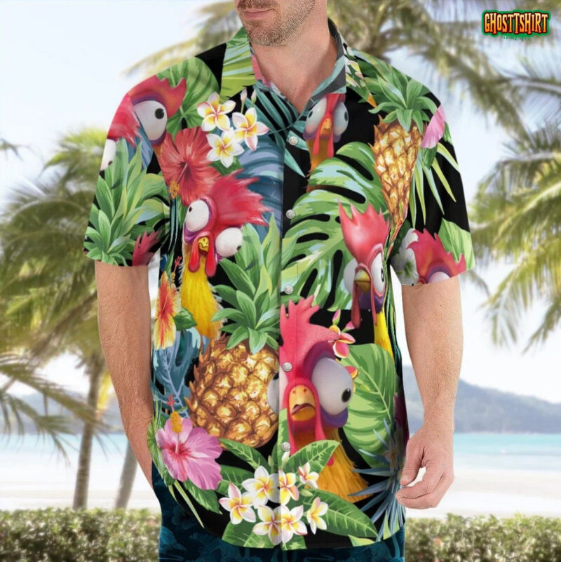 Chicken Tropical Hawaii Shirt