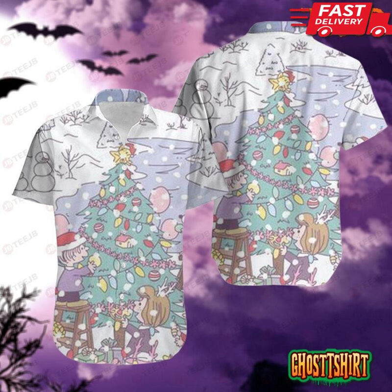 Christmas It’s The Great Pumpkin Charlie Brown Halloween Hawaiian Shirt