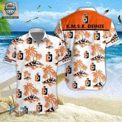 K.M.S.K. Deinze Football Club Hawaiian Shirt