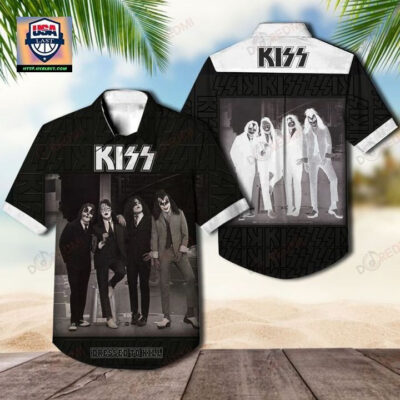 Kiss Dressed To Kill 3D Casual Hawaiian Shirt