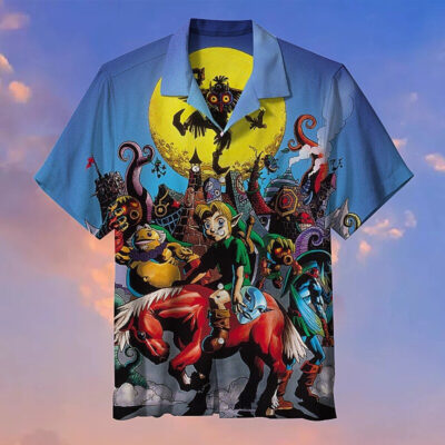 Legend Of Zelda Majoras Mas Hawaiian Shirt
