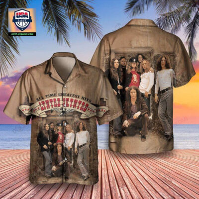 Lynyrd Skynyrd Greatest Hits Album Hawaiian Shirt