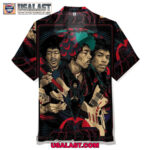 HOT Jimi Hendrix Short Sleeve Hawaiian Shirt