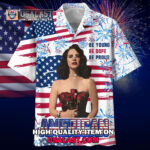 HOT Lana Del Rey American Flag Hawaiian Shirt