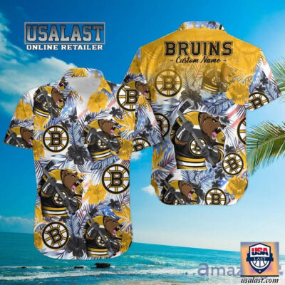 HOT Personalized Boston Bruins Blades The Bruin Tropical Hawaiian Shirt