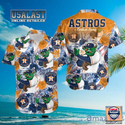 HOT Personalized Houston Astros Orbit Tropical Hawaiian Shirt