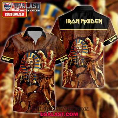 HOT Personalized Iron Maiden Powerslave Hawaiian Shirt