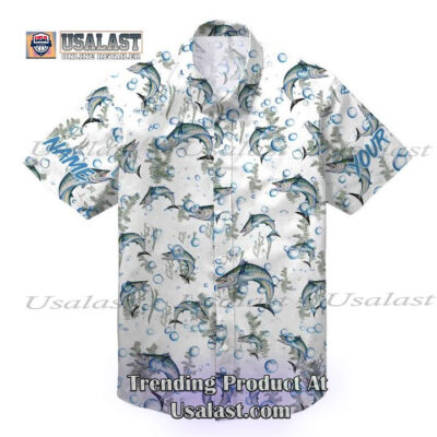 HOT Personalized King Mackerel Fish Hawaiian Shirt For Fishing Lovers