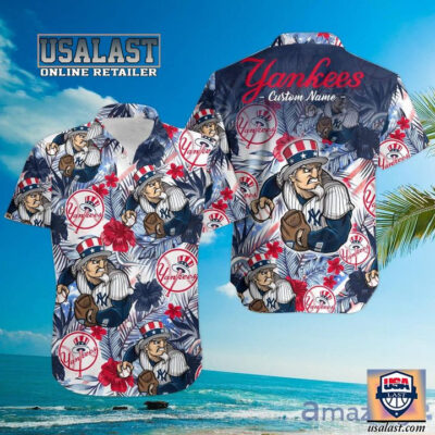 HOT Personalized New York Yankees Dandy Tropical Hawaiian Shirt