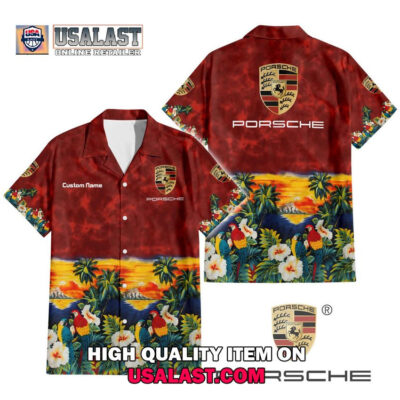 HOT Personalized Porsche Tropical Flowers F1 Hawaiian Shirt