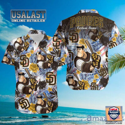 HOT Personalized San Diego Padres Swinging Friar Tropical Hawaiian Shirt