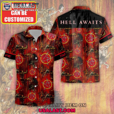 HOT Personalized Slayer Hell Awaits Album Hawaiian Shirt