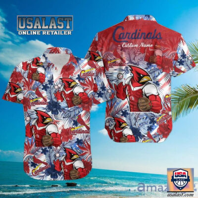 HOT Personalized St. Louis Cardinals Fredbird Tropical Hawaiian Shirt